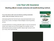 Tablet Screenshot of liveyourlifeinsurance.com